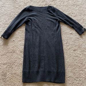 MICHAEL KORS grey sweater dress SM